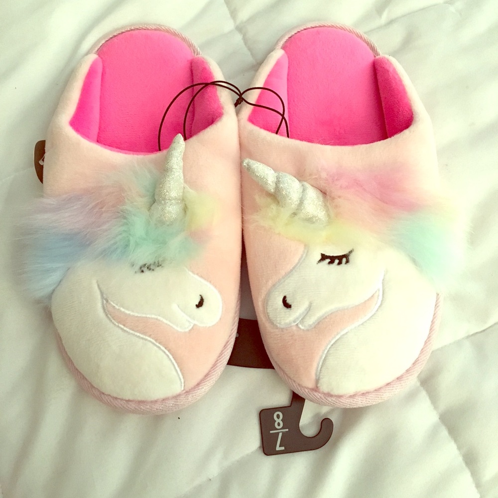 Unicorn slippers